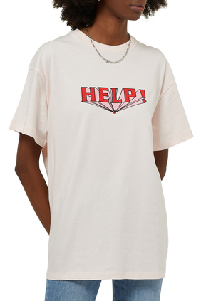 Help Graphic Print T-Shirt